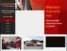 Tablet Screenshot of hubbardstowingcincinnati.com
